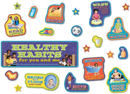 Healthy Habits Bulletin Board Set