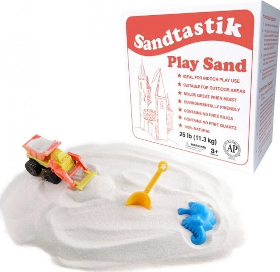 Sandtastik White Sparkling Play Sand
