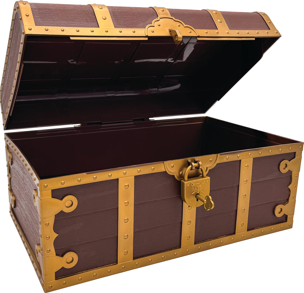 Treasure Chest with Lock and Key