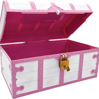 Treasure Chest with Lock and Key