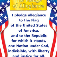 Pledge of Allegiance Chart 17" X 22"