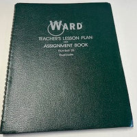 Ward 6 Block Teacher Lesson Plan & Assignment Book Duplicate