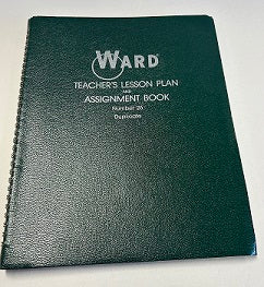 Ward 6 Block Teacher Lesson Plan & Assignment Book Duplicate