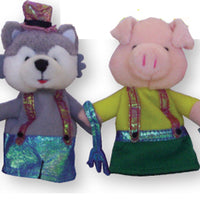 Three Little Pigs Finger Puppet Set