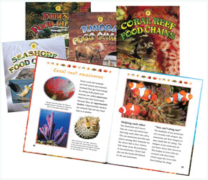 Food Chains In The Biomes Paperback Book Set