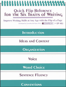 Quick Flip Reference/Six Traits Of Writing