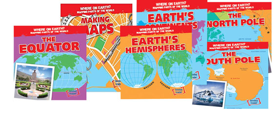 WHERE ON EARTH MAPPING ENG Set of 6