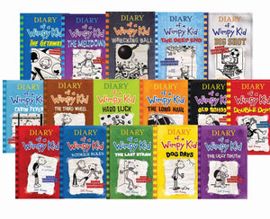 Diary of a Whimpey Kid English Set of 16