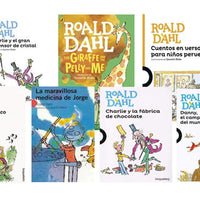 Roald Dahl Spanish Paperback Book Set 1