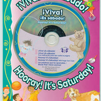 Early Learning Bilingual Book & CD - Hooray/ its Saturday