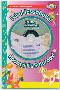 Early Learning Bilingual Book & CD - Hooray/ its Saturday