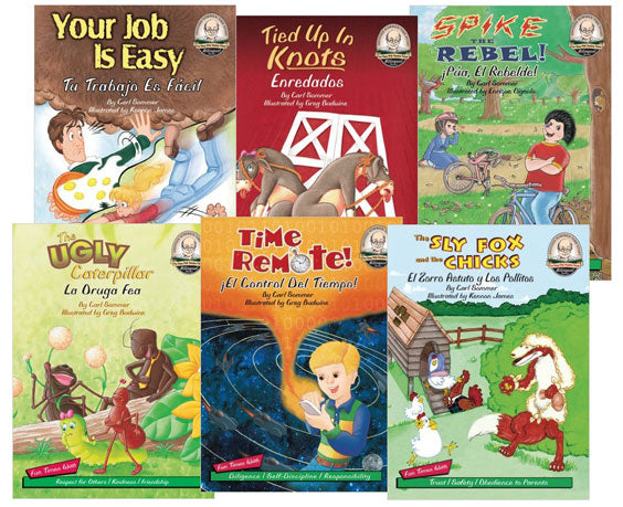 Kids Of Character Bilingual Library 4 Book Set