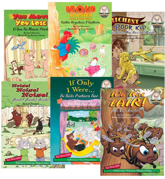 Kids Of Character Bilingual Library 3 Book Set