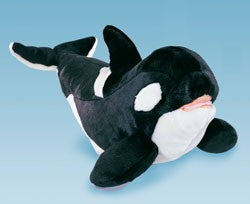 Plush Orca Whale, 15 in.