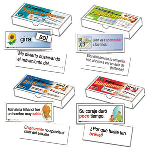 Spanish Vocabulary & Grammar Card Games