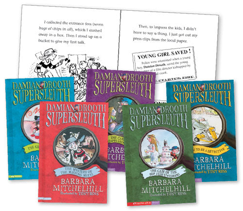 Damian Drooth Supersleuth Hardcover Book Set