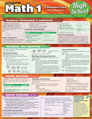 Math Common Core State Standards Student Guide Grade 9