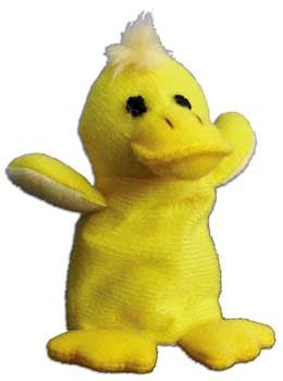 Duck Finger Puppet Yellow