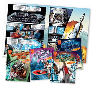Graphic Library: STEM Adventures Library Bound Book Set