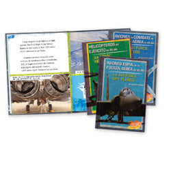 Military Vehicles Bilingual Book Set of 3 books