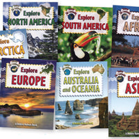 Explore the Continents English Set of 7 Books
