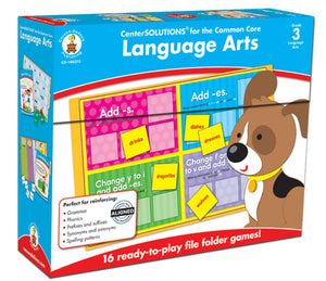 Center Solutions for the Common Core Language Arts Grade 3