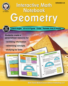 Interactive Notebooks: Geometry Grades 6-8