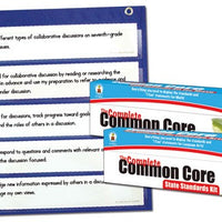 Common Core State Standards Pocket Chart Cards - Grade 6 Class Set