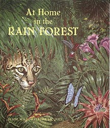 At Home in the Rainforest Paperback Book