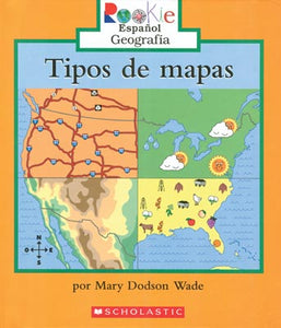 Tipos de Mapas Spanish Library Bound Book (Types of Maps)