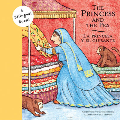 Princess and the Pea Bilingual Paperback Book