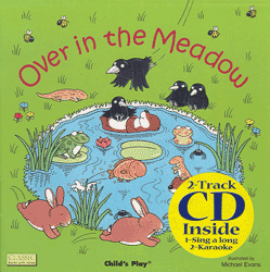 Over in the Meadow Paperback Book/CD Read-Along