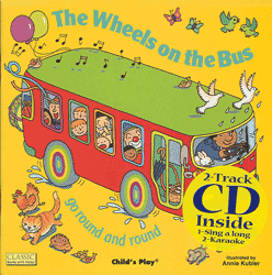 Wheels on the Bus Paperback Book/CD Read-Along