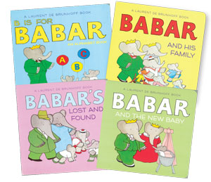 Babar Story Book Set of 4 books