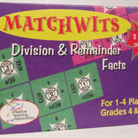 Matchwits: Division & Remainder Facts Game