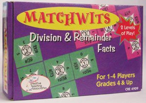 Matchwits: Division & Remainder Facts Game