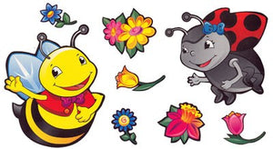 Ladybugs & Bees Bright Spots Cut-Outs