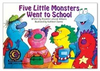 Five Little Monsters Go to School Level E Big Book