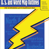 U.S. and World Map Outlines Grades 3+