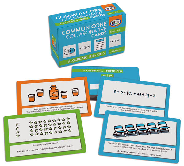 Common Core Collaborative Cards: Algebraic Thinking