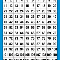 120 Number Boards