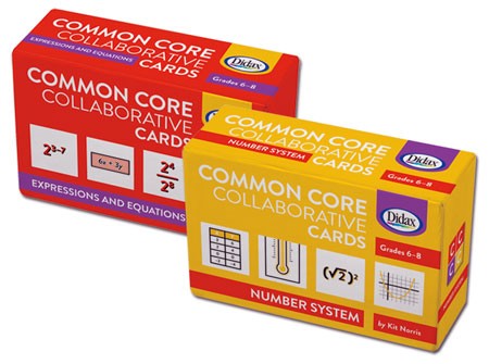 Common Core Collaborative Cards Set Grades 6-8