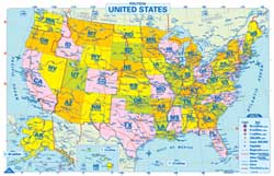 US Physical Maps  Set