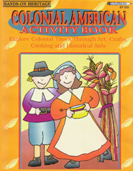 Colonial America Activity Book 60% Off