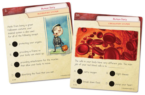 Hot Dots Science Cards: Human Body