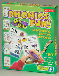Phonics Fun With Hot Dots Card Set