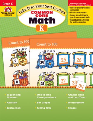 Take It to Your Seat: Common Core Math Centers Grade K