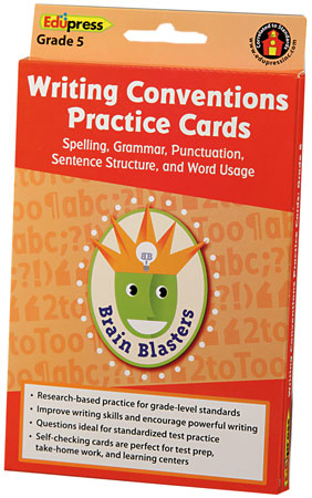 Writing Practice Cards Grade 5