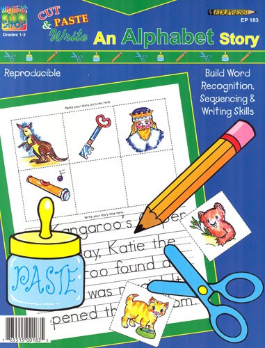 Cut, Paste, & Write an Alphabet Story Activity Book