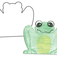 Frog Shape Book